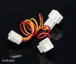 AKASA - rozbočovač ventilátoru - 3-pin