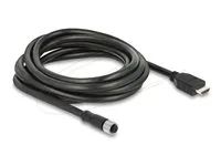 M12 Cable A-coded 17 pin female to HDMI
