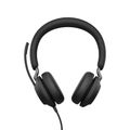 JABRA Evolve2 40 SE, Sluchátka, Stereo, USB-A, Tea