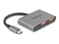 3 Port USB Hub 10 Gbps with USB Type-C