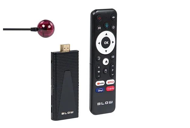 Blow Přehrávač médií Android TV BOX s funkcí SMART TV, určený speciálně pro TV s HDMI připojením, 77-308