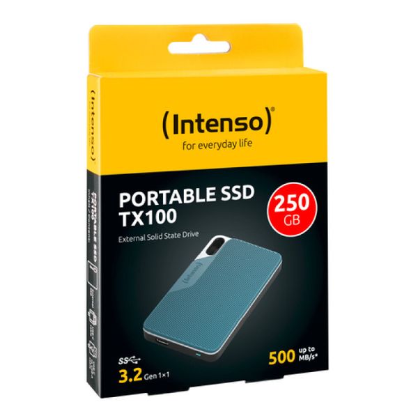 INTENSO TX100, Externí SSD disk, 250GB