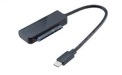 AKASA USB type-C adaptér pro 2,5" HDD a SSD 20 cm