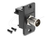 Delock Panel Mount IEC male to F female