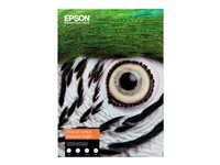 Bavlna - texturovaný matný - 515 mikronů - jasně bílá - A2 (420 x 594 mm) - 300 g/m² - 25 listy bavlněný papír