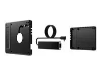 Compulocks Universal Tablet Magnetic Tilting Stand 8" Plus Hub - Stojan - pro tablet - univerzální - cerná - cítac