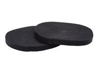 Cut-to-Size Reusable Cable Ties - Bulk Industrial Wire Fastener Tape - Adjustable Fabric Wraps - Black (HKLP100) - Role kabelového pásku - 30.4 m - pro P/N: CMHOOK1U, HKLP100BL, HKLP100GN, HKLP100RD, HKLP100YW