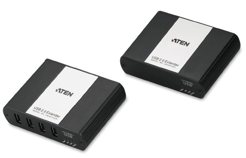 ATEN USB 2.0 prodlužka s 4portovým hubem po LAN