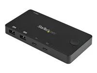 4K HDMI KVM Switch - Přepínač KVM / audio - 2 x KVM / zvuk - desktop