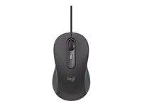 Logitech Signature M520 L for Business - Myš - pravák a levák - optický - 4 tlacítka - kabelové - USB-C