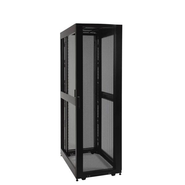 Skříň SmartRack 42U, Š=600mm, Hl=1100mm, serverová skříň, rozšiřitelná, bez bočních panelů