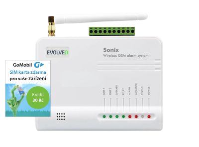 EVOLVEO Sonix, bezdrátový GSM alarm