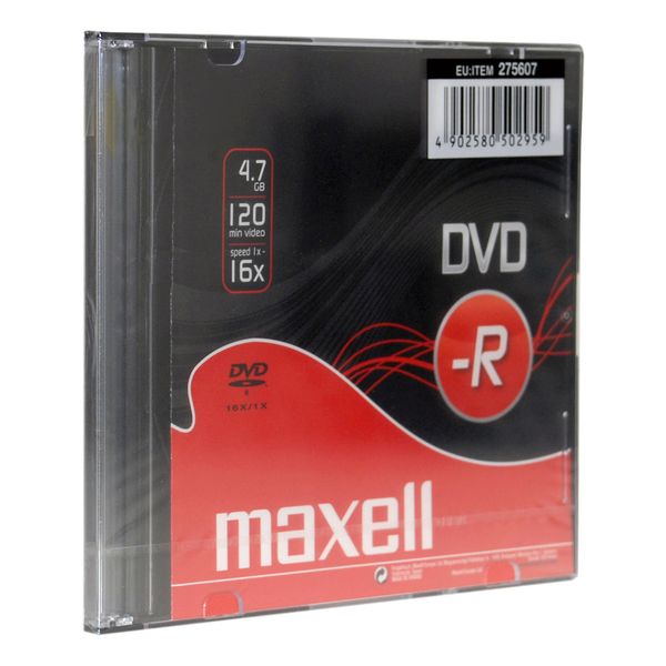 DVD-R 4,7GB MAXELL16x 1ks