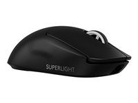 Myš - hraní - optický - 5 tlačítka - bezdrátový - 2.4 GHz - přijímač USB Logitech LIGHTSPEED - černá