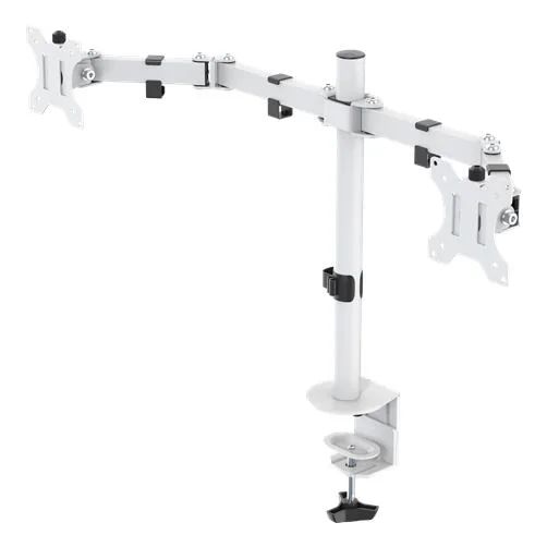 DELTACO GAM-040W, DUAL Držák na monitory13"-32" w