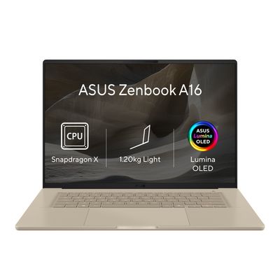 ASUS Zenbook A16/UX3607OA-OLED077W/SD-X2E-94-100/16"/2880x1800/48GB/512GB/Adreno/W11H/Brown/2R