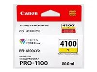 80 ml - žlutá - originální - závěsný box - inkoustový zásobník - pro imagePROGRAF PRO-1100