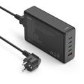 HAMA GaN, Rychlonabíječka, 4x USB-C PD/QC 240W