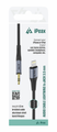 Adaptér iPEAX 90010138 Lightning / JACK 3,5mm (pro poslech hudby) Black