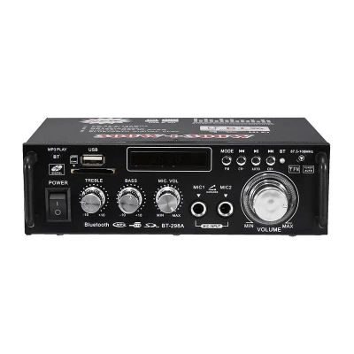 Zesilovač, rádio, bluetooth, přehrávač MP3, karaoke BT-298A