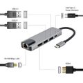 GEMBIRD Dokovací stanice USB-C 5v1
