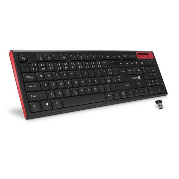 CONNECT IT CKB-3000-CS, bezdrátová klávesnice SK/CZ, černá
