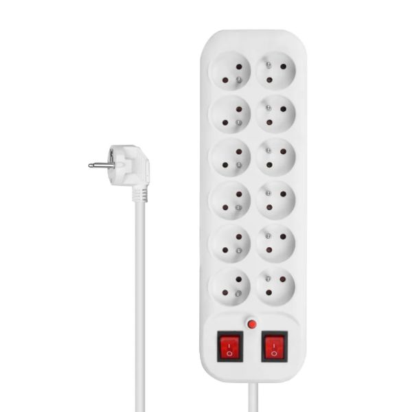 Prodlužovací kabel 12 zásuvek 1,8 m DPM PPS51