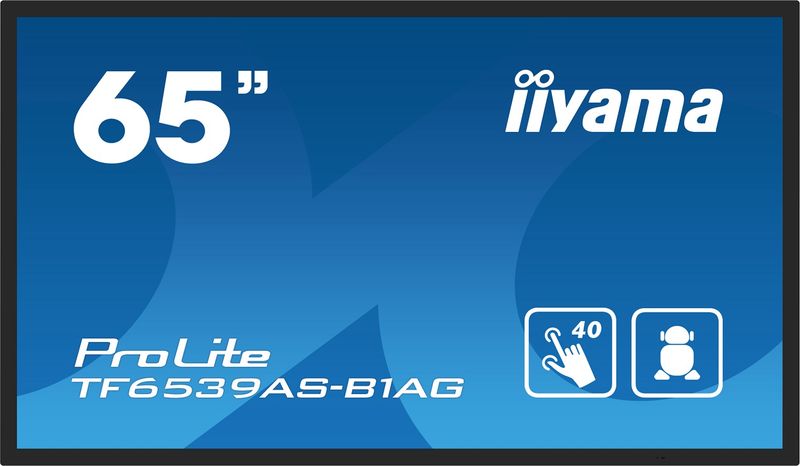 65" iiyama TF6539AS-B1AG:IPS,4K,Android