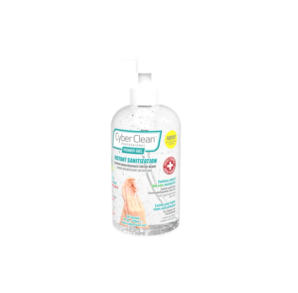 CyberClean POWER GEL - instant liquid sanitizer 7 oz / 220 ml (47029)