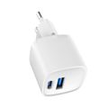 GEMBIRD TA-UC-PDQC20-W-01, Nabíječka, USB/USB-C
