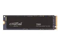 Crucial T500 - SSD - 1 TB - interní - PCIe 4.0 (NVMe) - integrovaný chladič