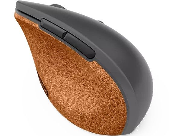 Lenovo Go/Ergonomická/Optická/Pro praváky/2 400 DPI/Bezdrátová USB/Šedá