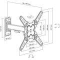 SBOX Revolving wall mount LCD-221-2