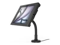 Black - Montážní sada (flexibilní rameno, kryt) - odkrytá přední/zadní kamera a senzory - pro tablet - uzamykatelný - kovový rám - černá - velikost obrazovky: 11" - na stůl, montáž na stěnu - pro Apple 11-inch iPad Air (M2, M3)