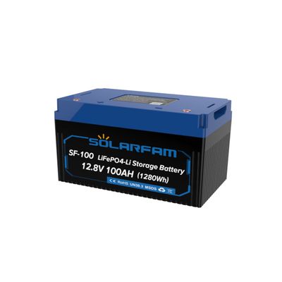Baterie LiFePO4 12,8V 100Ah SOLARFAM s bluetooth