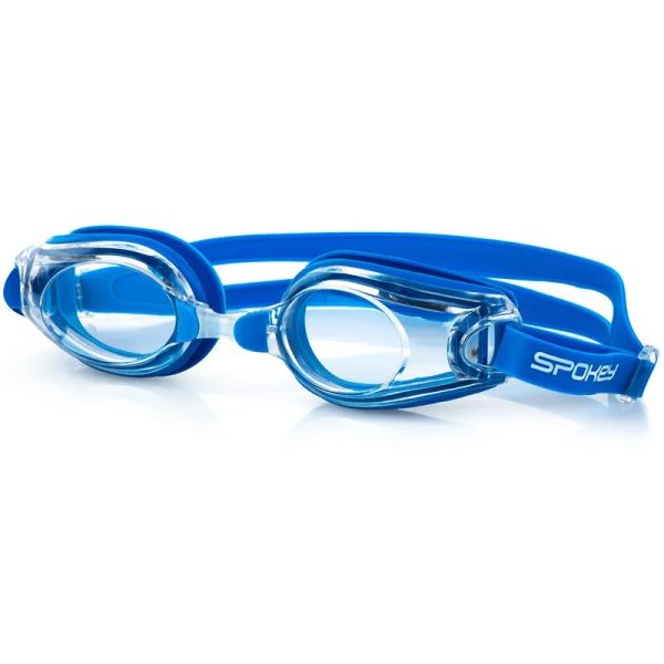 Spokey BARRACUDA Plavecké brýle modré – Anti-Fog, UV ochrana, silikonový pásek
