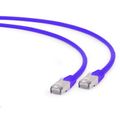 PATCH KABEL S/FTP cat.6a LSZH 0.5m purple