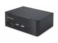 Přepínač KVM / audio / USB - 2 x KVM / zvuk / USB - 1 místní uživatel - desktop - kompatibilní s TAA