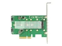 Řadič úložiště - M.2 - M.2 Card / SATA 6Gb/s - nízký profil - PCIe 3.0 x4