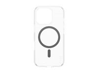 Zadní kryt pro mobilní telefon - kompatibilita s MagSafe - oleofóbní povrch, termoplastický polyuretan (TPU), polykarbonát (PC) - černá, průhledná - pro Apple iPhone 16 Pro