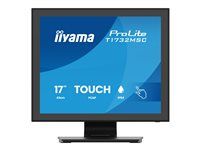 iiyama ProLite T1732MSC-B2S - LED monitor - 17" (13.3" zobrazitelný) - dotykový displej - 1280 x 1024 - TN - 250 cd/m² - 1000:1 - 5 ms - HDMI, VGA, DisplayPort - reproduktory - matná cern