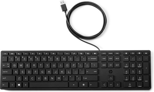 HP 320K/Drátové USB-A/CZ-SK layout/Černá