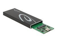 Kryt úložiště - M.2 - M.2 Card / SATA 6Gb/s - USB 3.2 (Gen 2) - černá