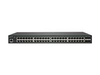 Přepínač - řízený - 48 x 10/100/1000 + 4 x 10 Gigabit SFP+ - Lze montovat do rozvaděče - NFR, demo