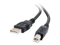 USB A to B Cable - USB 2.0 - Black - M/M - Kabel USB - USB (M) do USB typ B (M) - USB 2.0 - 2 m - černá