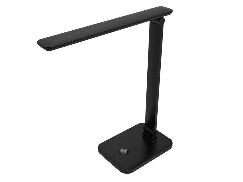Platinet PDL6731B stolní LED lampa 5W stmívatelná, integrovaná baterie 6000mAh, USB port, černá