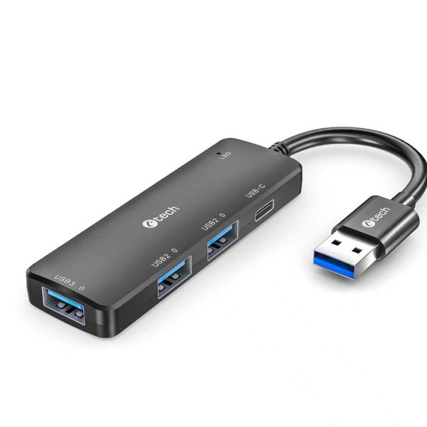 HUB USB C-tech UHB-U3-AC, 3xUSB-A/1x USB-C/ USB 3.0