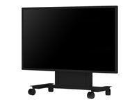 Vozík (4 kolečka) - motorizovaný - pro plochý panel - černá - velikost obrazovky: 46"-84" - pro InfinityBoard 2.2; 2.2 QL; MultiSync E705, E805, P463, P553, P703, P801, V552, V801, X841