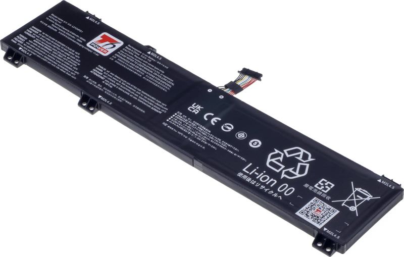 Baterie T6 Power pro Lenovo Legion 5 15ARH7H, 5 15IAH7H, 5 Pro 16ARH7H, 5182mAh, 80Wh, 4cell, Li-pol