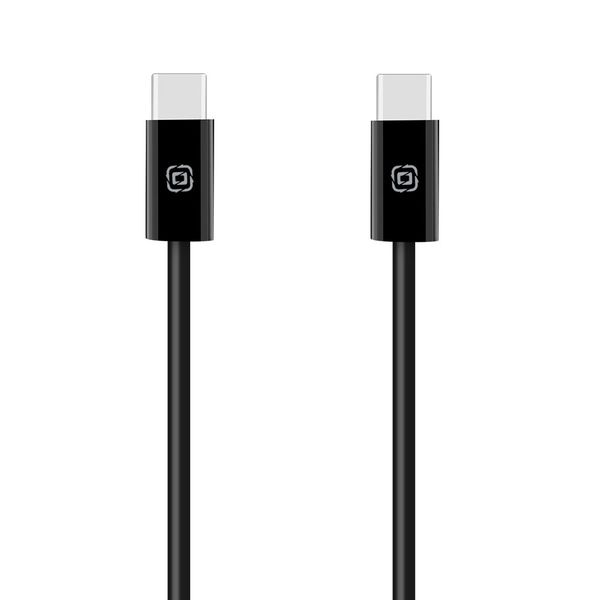 OBAL:ME Super Fast USB-C/USB-C Pletený kabel 100W 2m Black